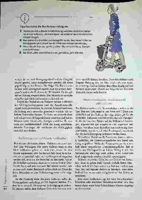 Vorschauseite 2: Wann ist ein Rollator sinnvoll?