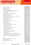 Vorschauseite 1: Beraterbrief Pflege Jahresregister 2022