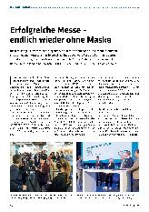 Vorschauseite 1: Erfolgreiche Messe - endlich wieder ohne Maske