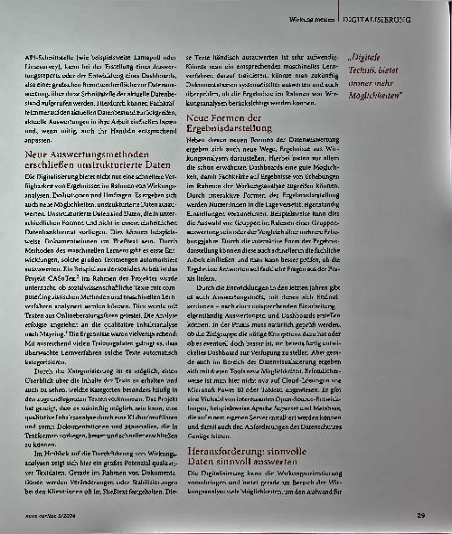 Vorschauseite 3: Wirkung messen mit digitaler Unterstützung: Neue Potenziale für die Soziale Arbeit