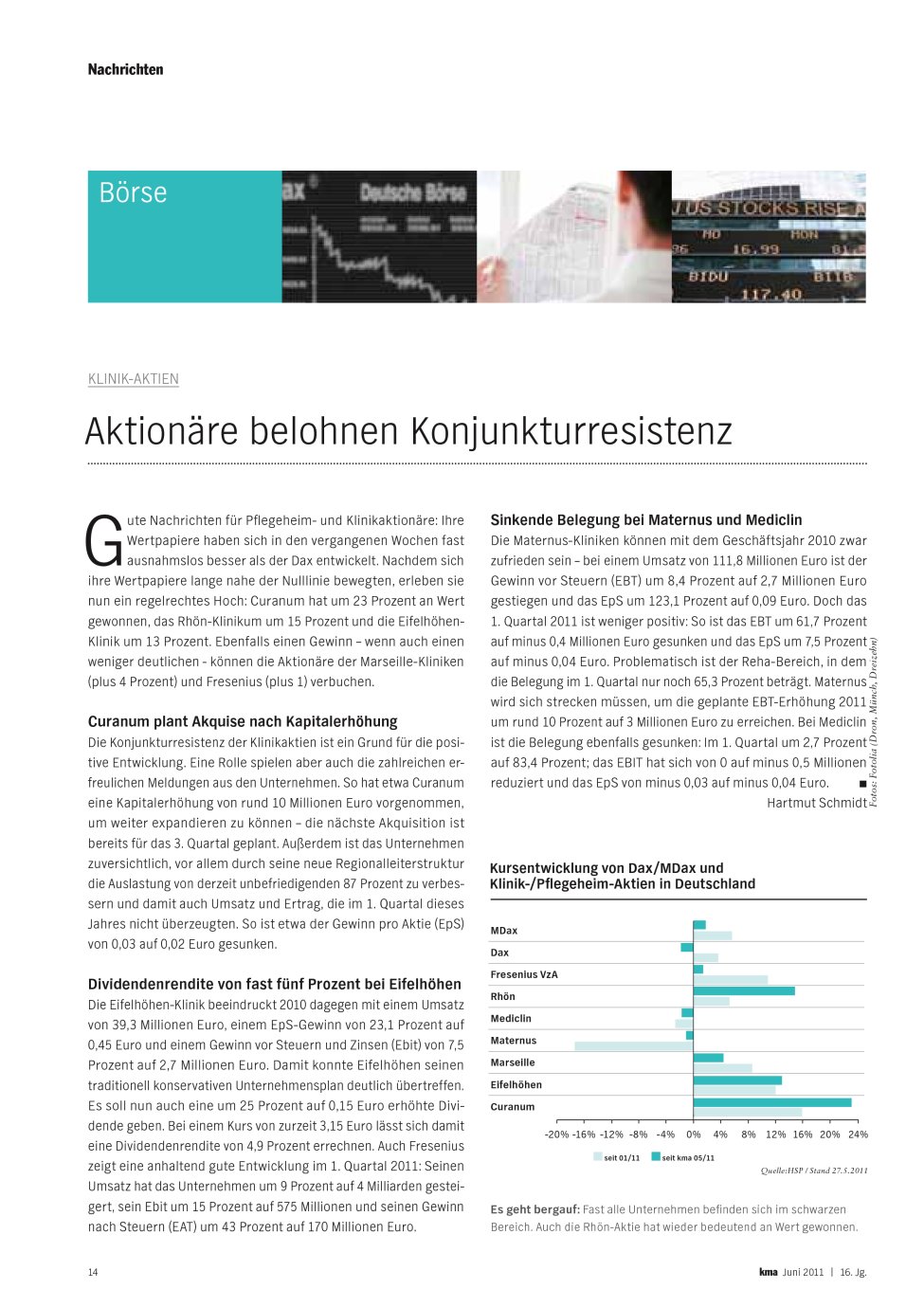 Vorschauseite 1: Aktionäre belohnen Konjunkturresistenz
