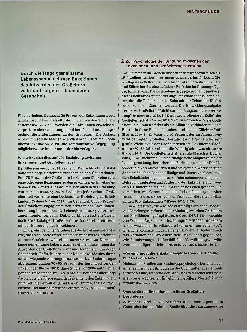 Vorschauseite 2: Großelternschaft: Sterben der Großeltern als Lebenseinschnitt für Enkelkinder