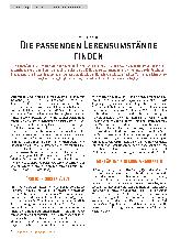 Vorschauseite 1: Die passenden Lebensumstände finden