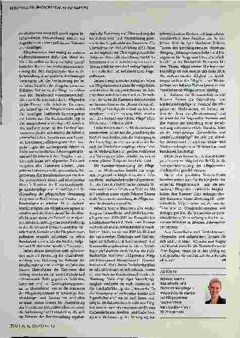 Vorschauseite 2: Vertretung der Kinderkrankenpflege in der Pflegekammer Niedersachsen
