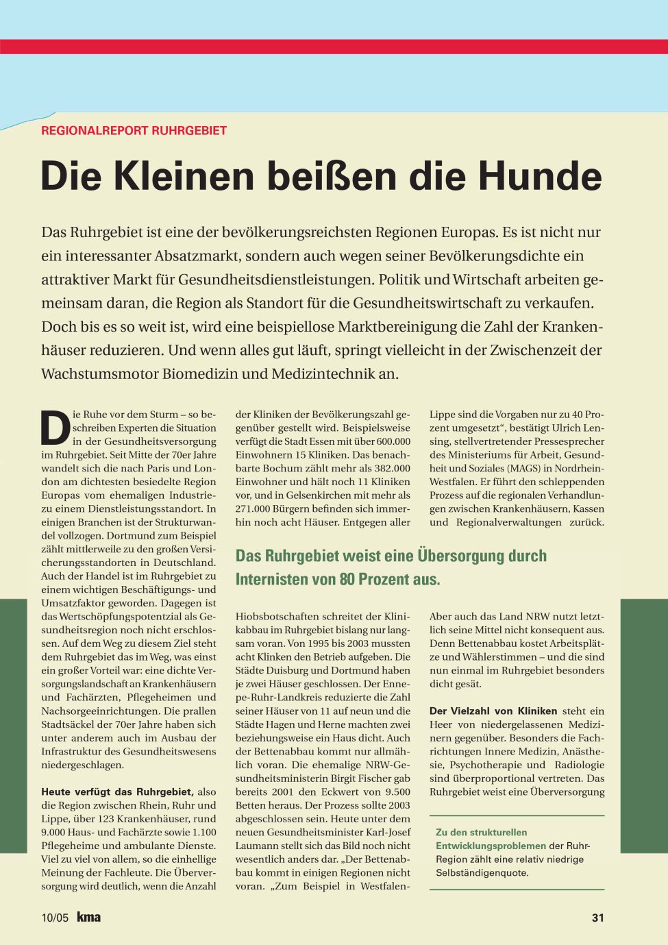 Vorschauseite 1: Die Kleinen beißen die Hunde