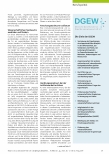 Vorschauseite 2: Wissenschaft in der Ergotherapie voranbringen. Die DGEW feiert ihr vierjähriges Bestehen.