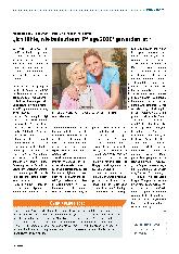 Vorschauseite 1: „Ich fühle, wie bedeutsam ‚Pflege 2030‘ geworden ist.“