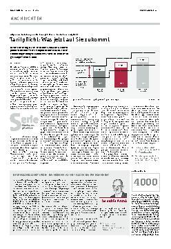 Vorschauseite 1: Tarifpflicht: Was jetzt auf Sie zukommt