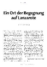 Vorschauseite 1: Ein Ort der Begegnung auf Lanzarote