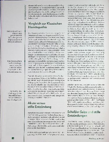 Vorschauseite 2: Salz-Sache Schüller bei Silent Inflammation