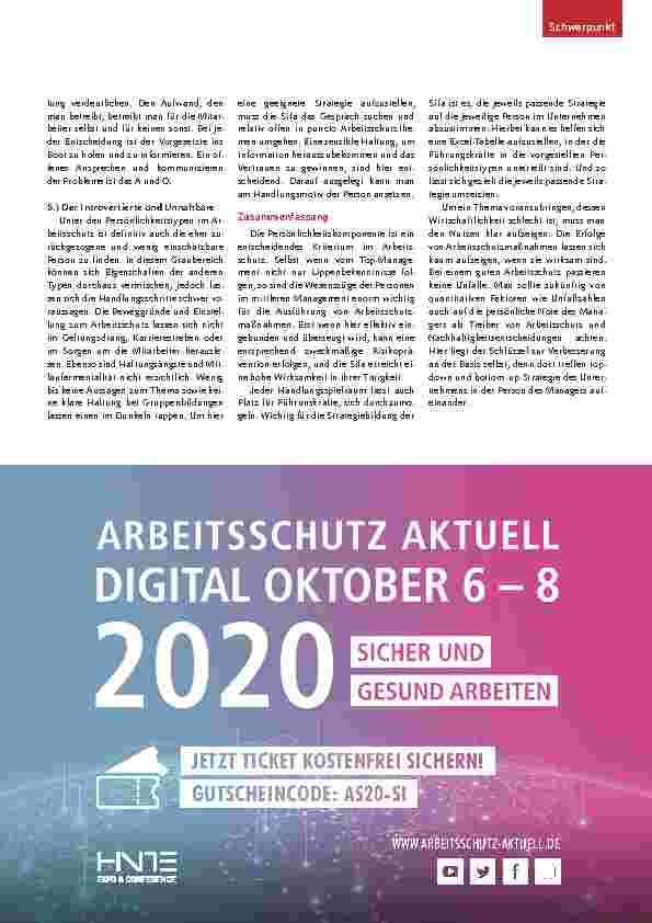 Vorschauseite 4: Eine Betrachtung der Beweggründe von Entscheidungsträgern im Unternehmen: Personen als Treiber von Arbeitsschutzentscheidungen
