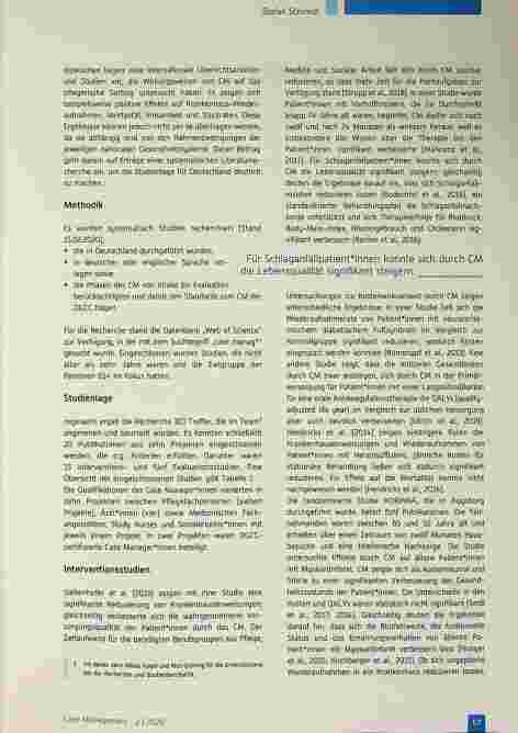 Vorschauseite 2: Case Management in pflegerischen Settings: Überblick zur Studienlage mit Personen im Alter 65+ in Deutschland