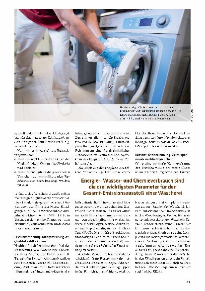 Vorschauseite 2: Den Wäschereiprozess nachhaltiger gestalten