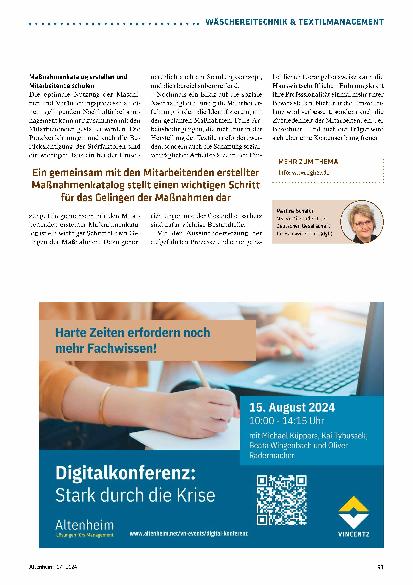 Vorschauseite 4: Den Wäschereiprozess nachhaltiger gestalten
