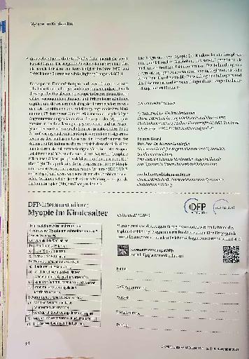 Vorschauseite 6: Myopie im Kindesalter