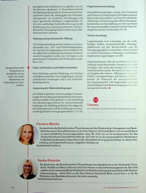 Vorschauseite 4: Gegen den Fachkräftemangel Evaluation interprofessioneller Kompetenzen