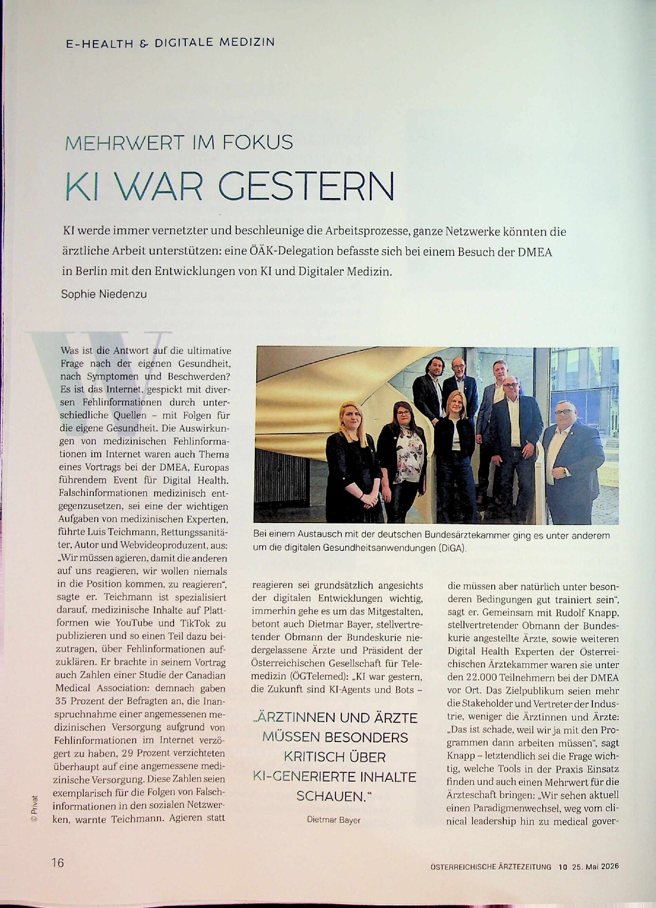 Vorschauseite 1: KI war gestern