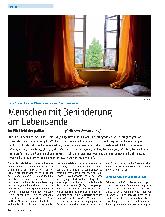 Vorschauseite 1: Menschen mit Behinderung am Lebensende im Blickfeld der palliativen und hospizlichen Versorgung?