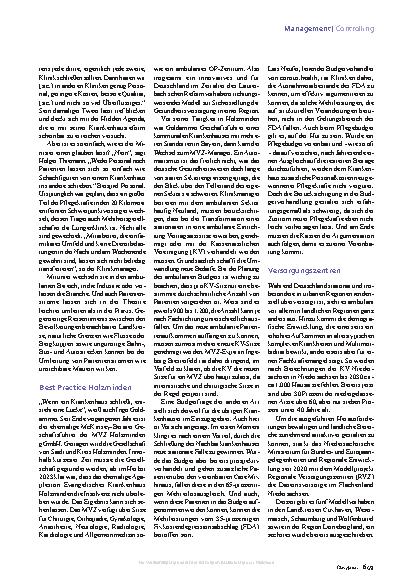 Vorschauseite 2: Krankenhausreform: Der Teufel steckt im Detail