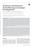 Vorschauseite 1: Kenntnisse und Sichtweisen der Bevölkerung zu Leistungen bei Pflegebedarf. Eine standardisierte telefonische Befragung.