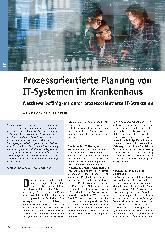 Vorschauseite 1: Prozessorientierte Planung von IT-Systemen im Krankenhaus: Wettbewerbsfähigkeit durch prozessorientierte IT-Strukturen