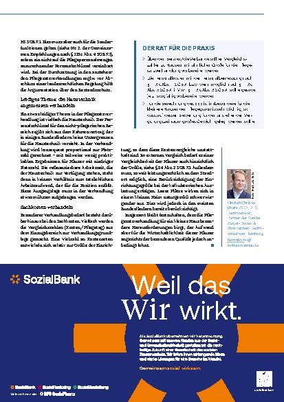 Vorschauseite 2: Tipps für die Pflegesatzverhandlung von kleineren Heimen