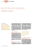 Vorschauseite 1: Recht in der digitalen Arbeitswelt
