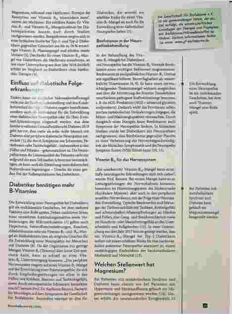 Vorschauseite 2: Diabetes und Mikronährstoffmangel: Die Bedeutung von Mikronährstoffen bei metabolischem Syndrom, Diabetes mellitus und diabetischen Folgeerkrankungen.