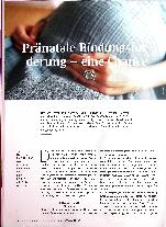 Vorschauseite 1: Pränatale Bindungsförderung - eine Chance