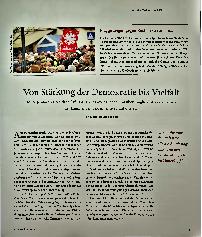 Vorschauseite 1: Von Stärkung der Demokratie bis Vielfalt.