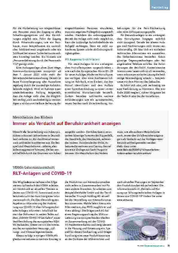 Vorschauseite 2: Notrufleitsysteme bei Aufzügen. Kein Anschluss unter dieser Nummer?