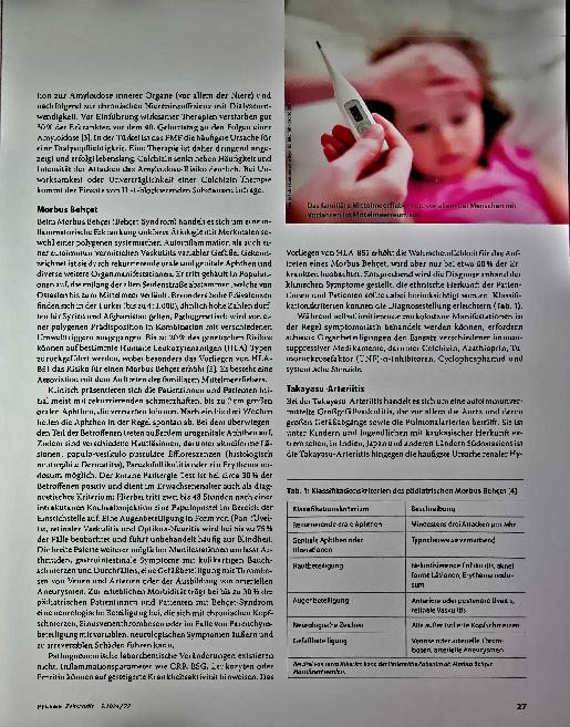 Vorschauseite 2: Von Mittelmeerfieber bis Takayasu-Arteriitis