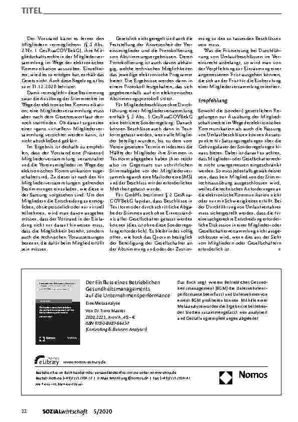 Vorschauseite 3: CORPORATE GOVERNANCE Rechtssicher handeln in der Krise