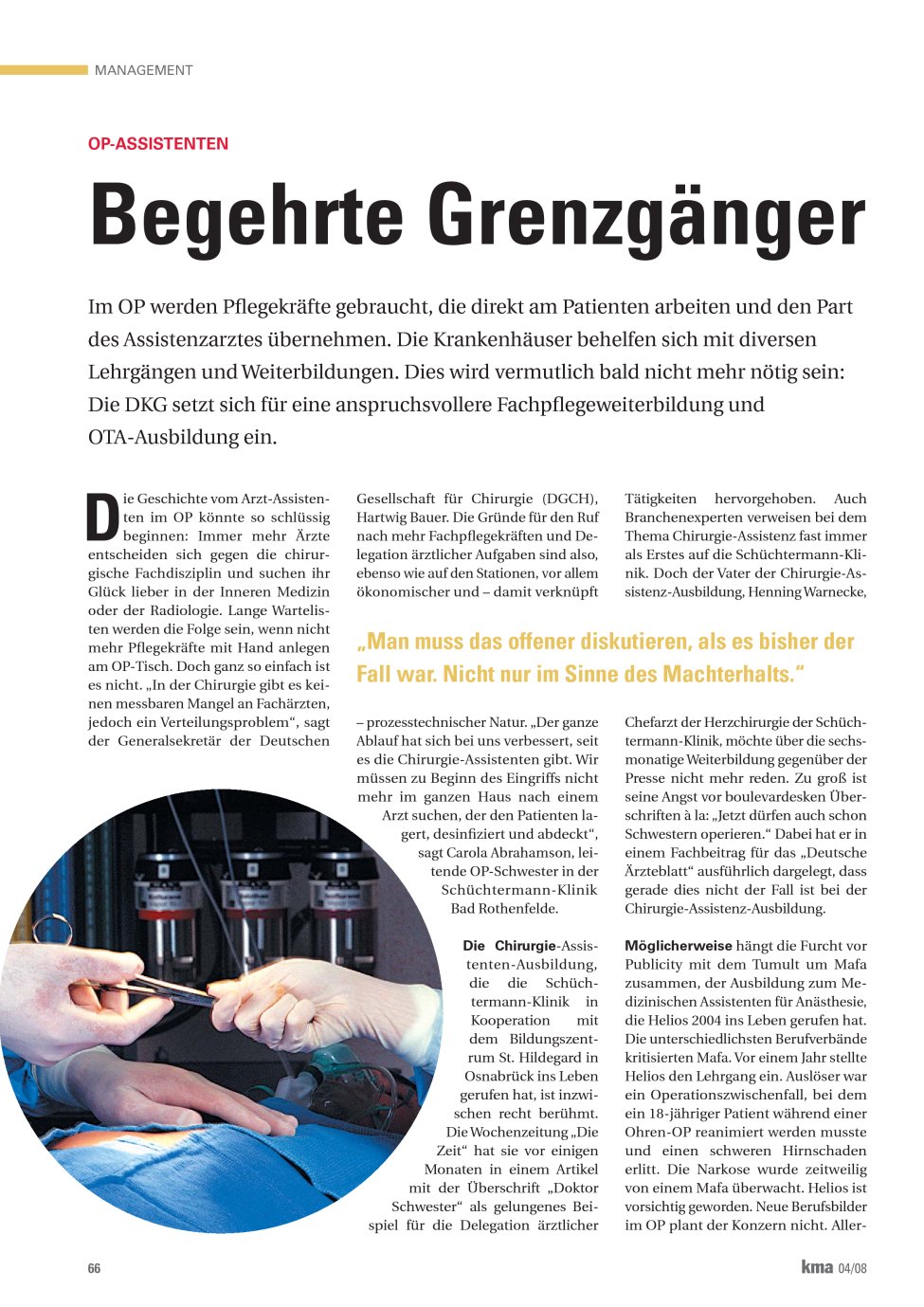 Vorschauseite 1: Begehrte Grenzgänger