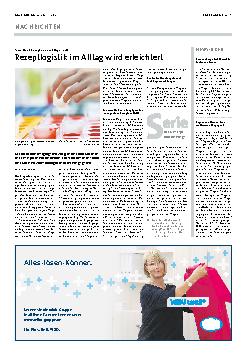 Vorschauseite 1: Rezeptlogistik im Alltag wird erleichtert.