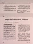 Vorschauseite 1: Entfernung einer Pressemitteilung von der Homepage einer Pflegekammer