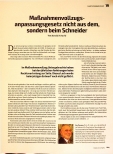 Vorschauseite 1: Maßnahmenvollzugsanpassungsgesetz nicht aus dem, sondern beim Schneider.