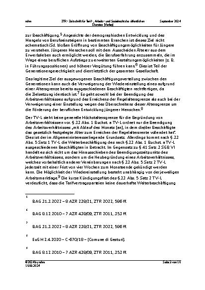 Vorschauseite 3: Aus der Praxis für die Praxis: Aktuelle Entscheidungen zum AGG