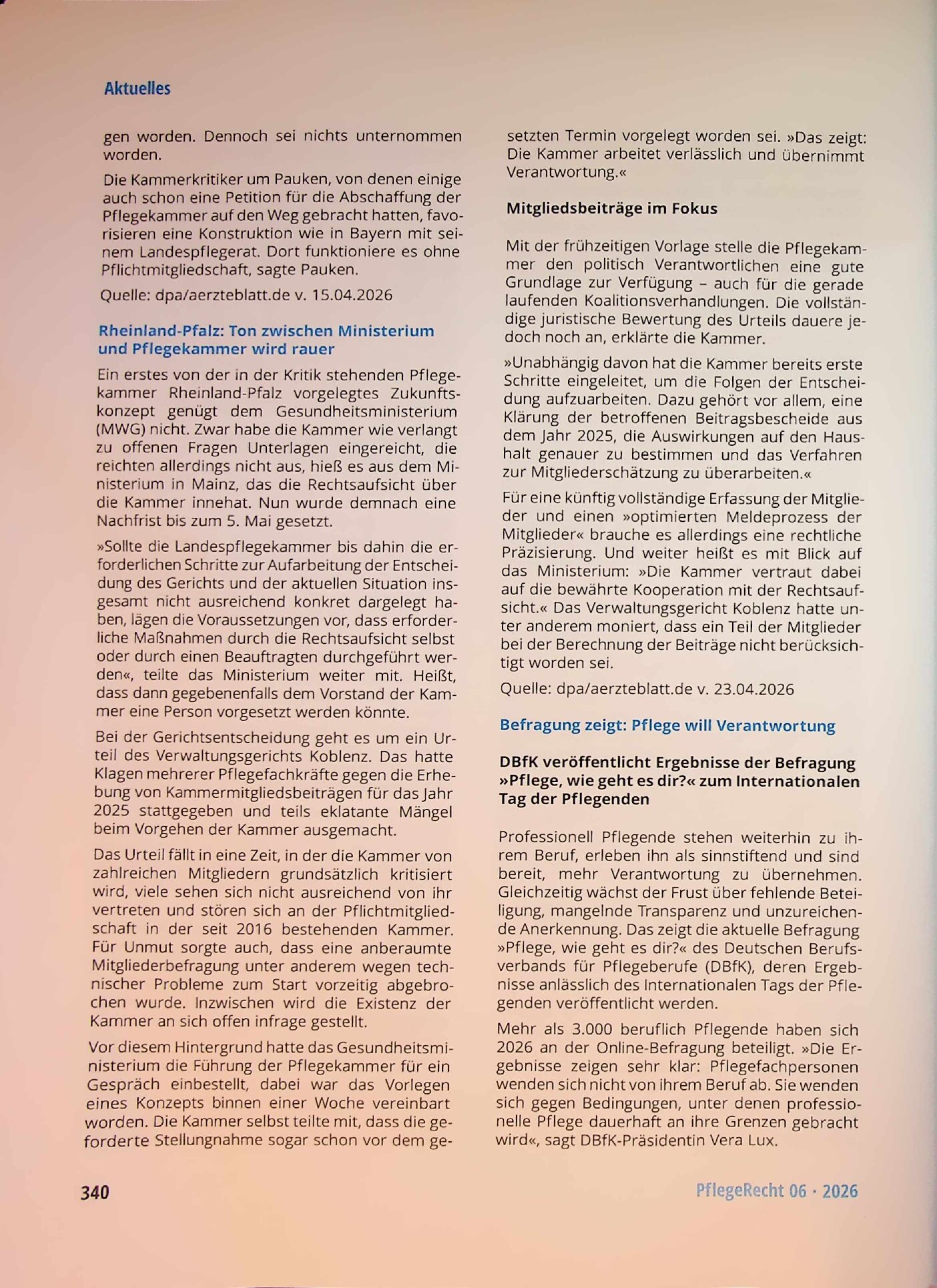 Vorschauseite 3: Aktuelles