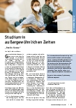 Vorschauseite 1: Studium in außergewöhnlichen Zeiten „Dual in Corona“