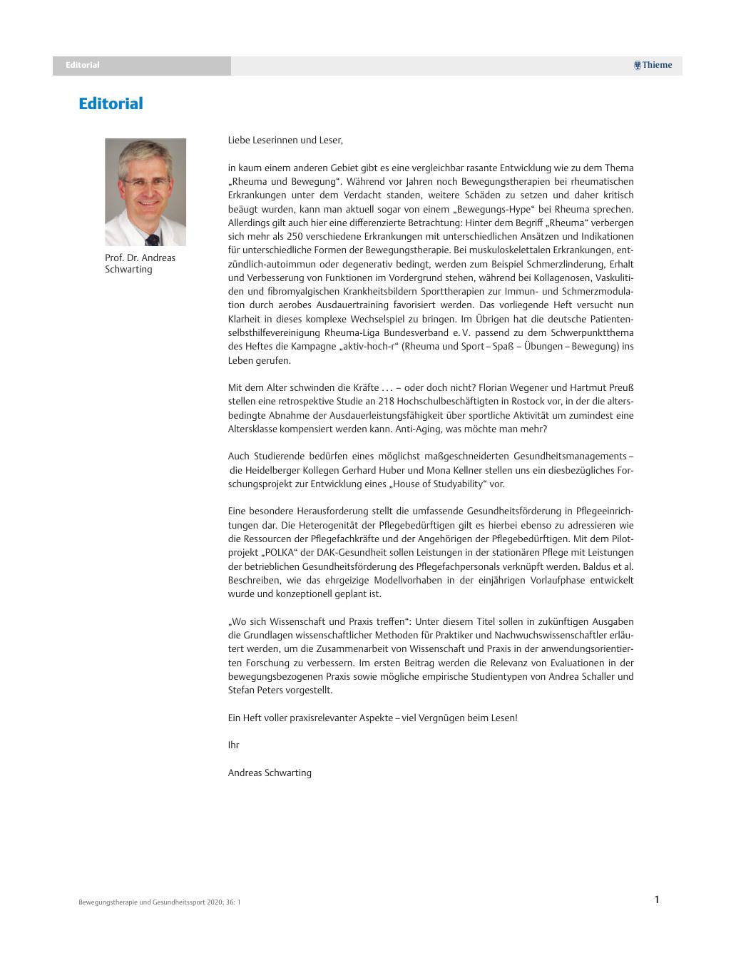 Vorschauseite 1: Editorial