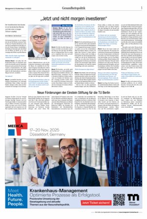 Vorschauseite 1: Gesundheitspolitik