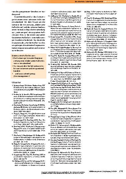 Vorschauseite 6: Die diabetische Fußinfektion ist ein Notfall.