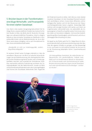 Vorschauseite 6: Transformation. sozial, machen Bericht zum 83. Deutschen Fürsorgetag 2025 in Erfurt