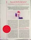 Vorschauseite 1: Second Life für die Lehre? Virtuelle Realitäten für den außerhochschulischen Unterricht