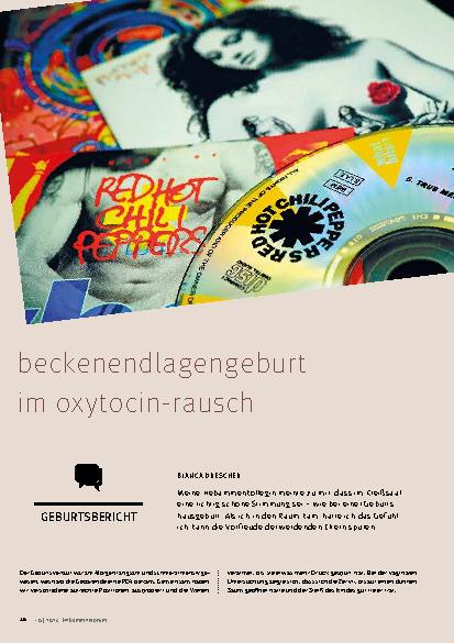 Vorschauseite 1: Beckenendlagengeburt im Oxytocin-Rausch