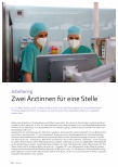 Vorschauseite 1: Jobsharing: Zwei Ärztinnen für eine Stelle