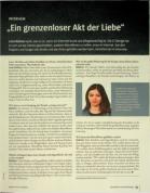 Vorschauseite 1: "Ein grenzenloser Akt der Liebe"