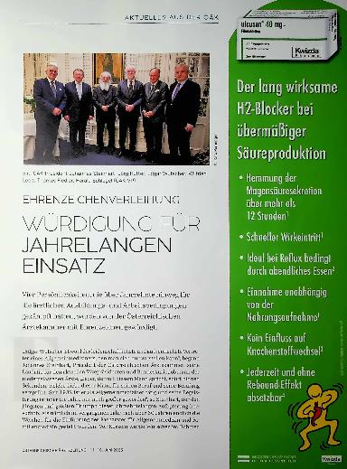 Vorschauseite 1: Würdigung für Jahrelangen Einsatz