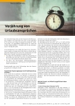 Vorschauseite 1: Verjährung von Urlaubsansprüchen